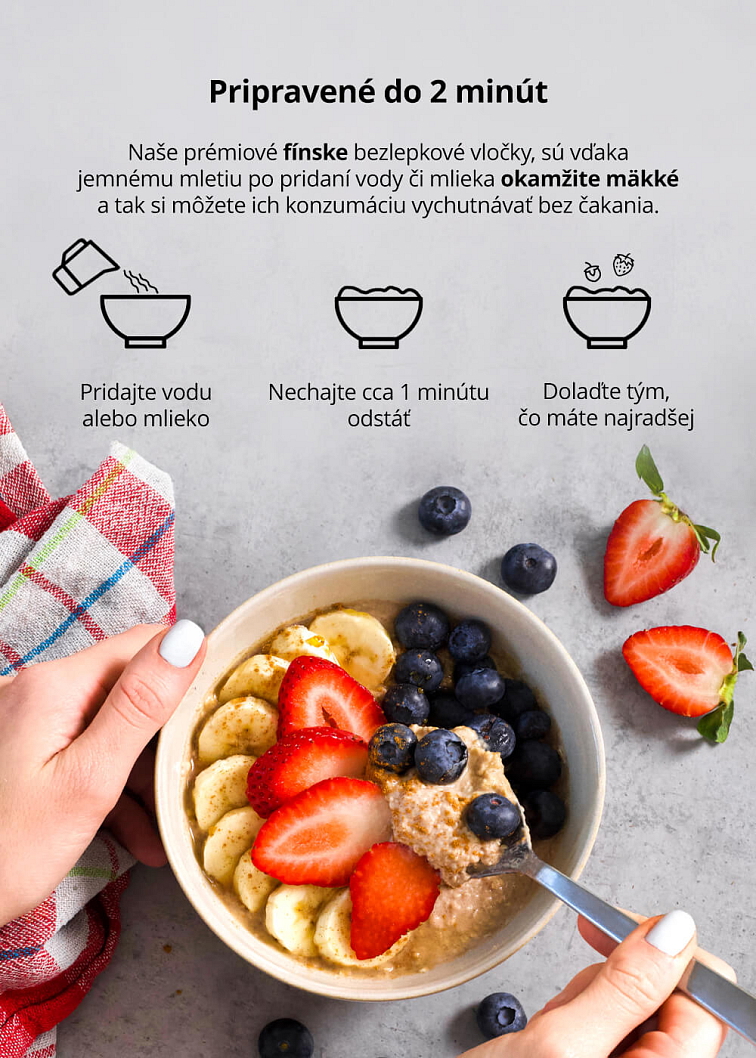 VENIRA minútová ovsená kaša s proteínom