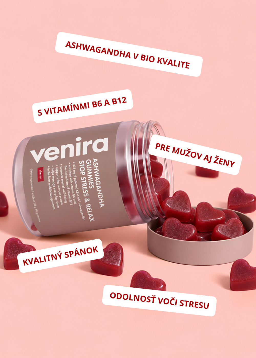 VENIRA ashwagandha gummies - stop stress & relax