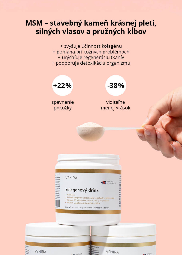 VENIRA kolagénový drink pre vlasy, nechty a pleť