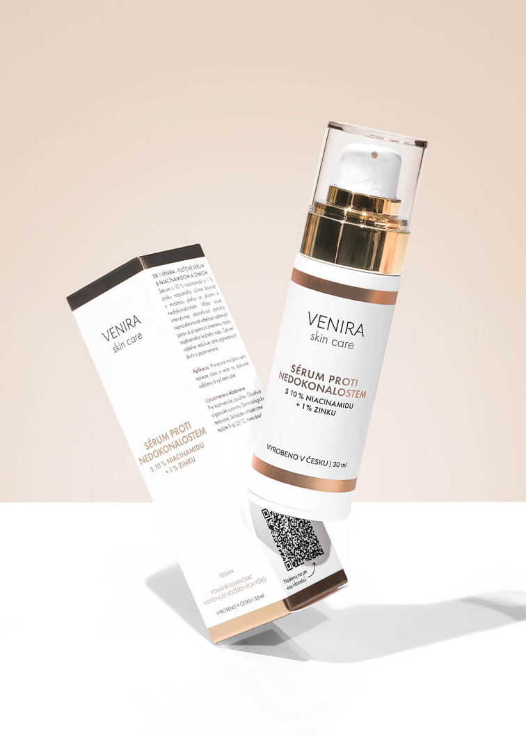 VENIRA sérum proti nedokonalostiam pleti s niacinamidom a zinkom