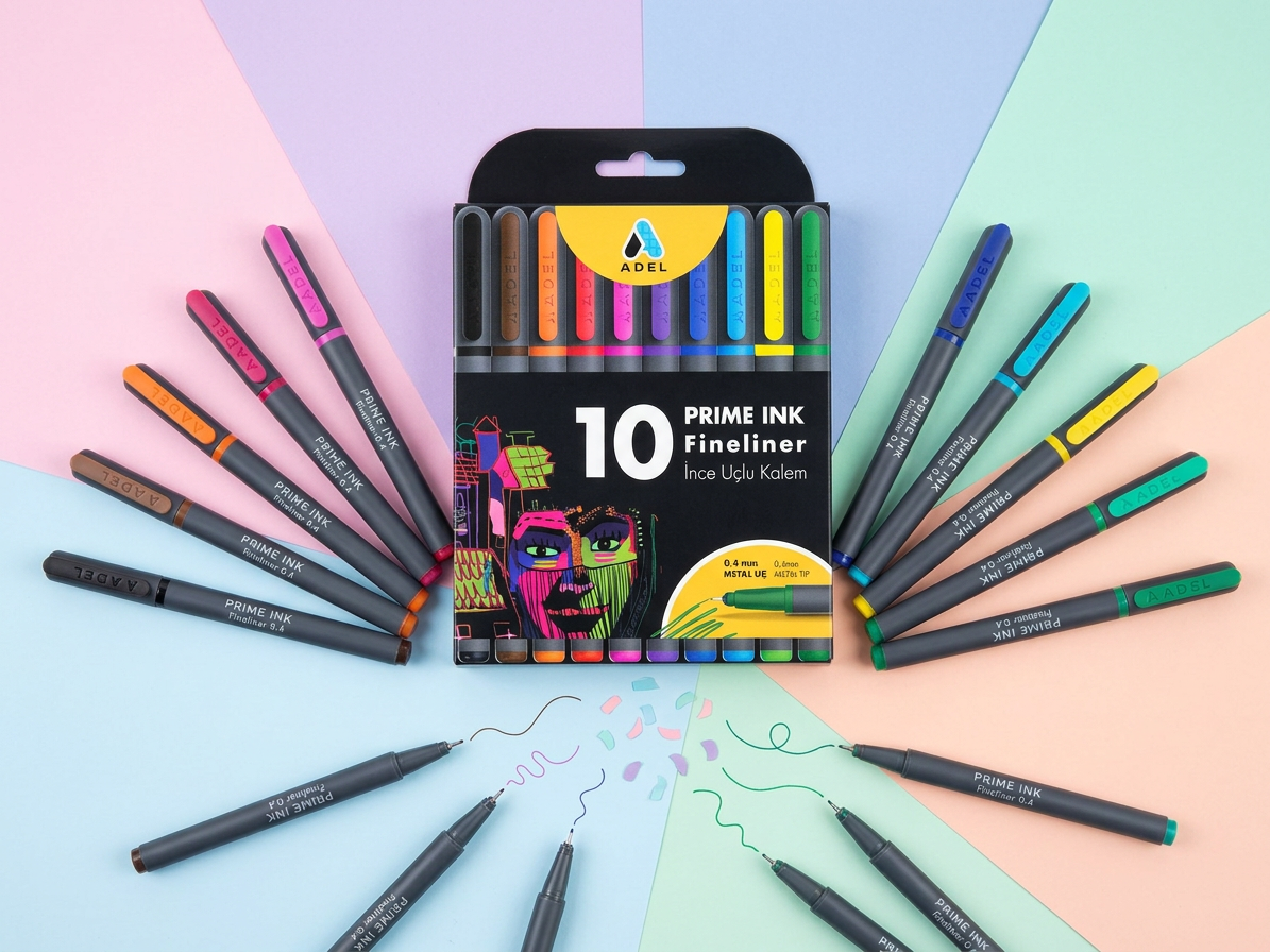 Popisovače Prime Ink liner sada (10ks) - základní odstíny