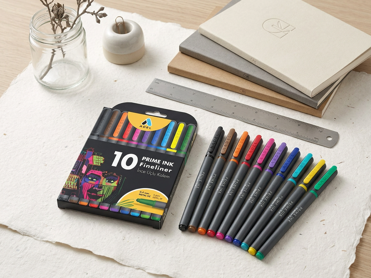 Popisovače Prime Ink liner sada (10ks) - základní odstíny