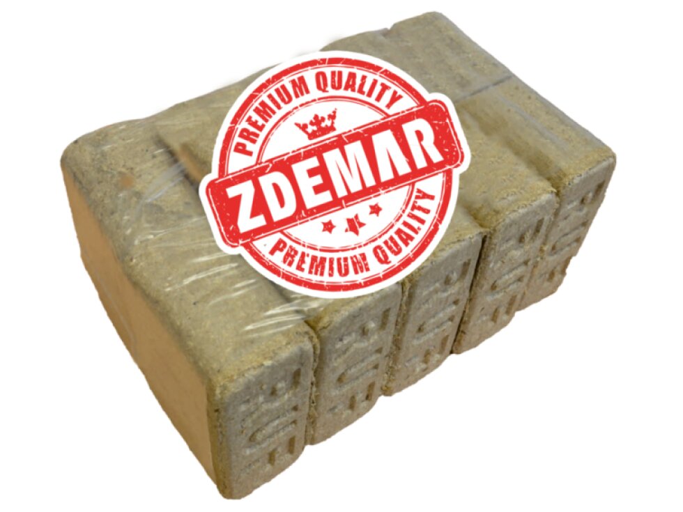 Dřevěné brikety RUF 10 kg