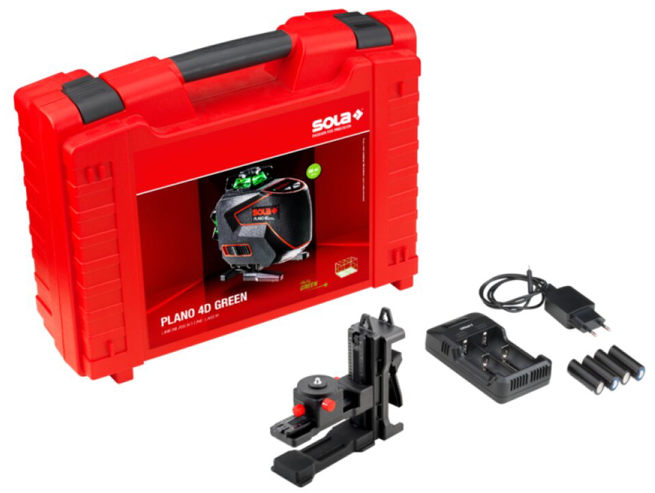 Křížový liniový laser SOLA PLANO 4D Green