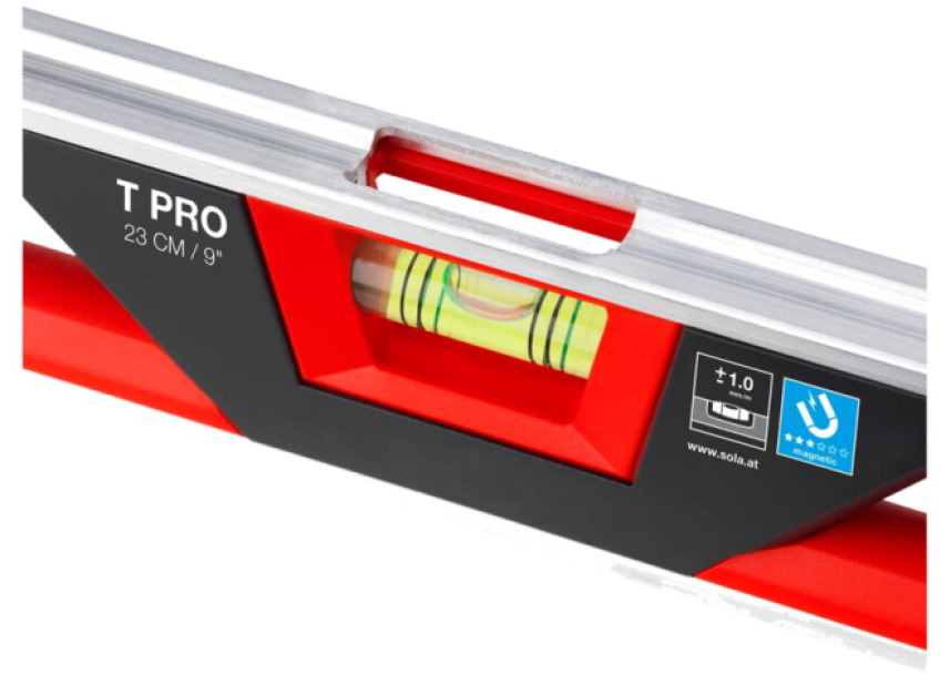 Plastová magnetická vodováha SOLA T PRO