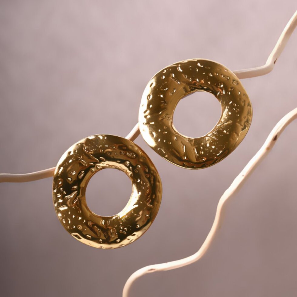 Náušnice BAGEL gold