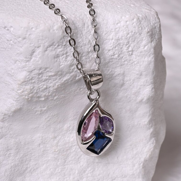 Sada šperků s barevnými zirkony 19038.3