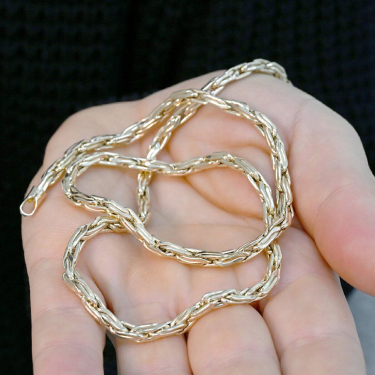 Zlatý 14kt řetízek 90A00025