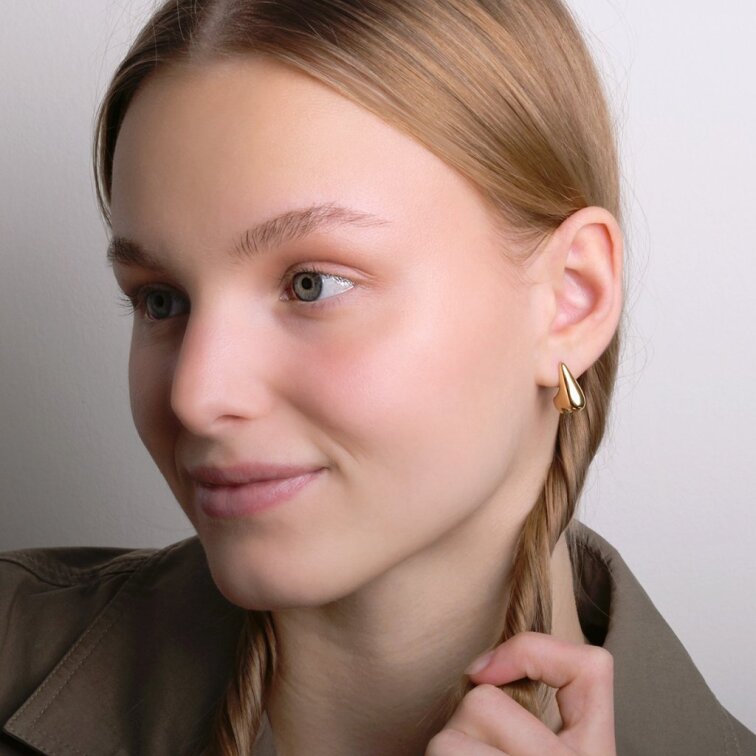 Náušnice HEART gold