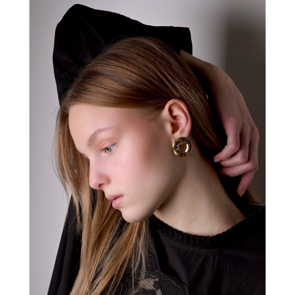 Náušnice BAGEL gold