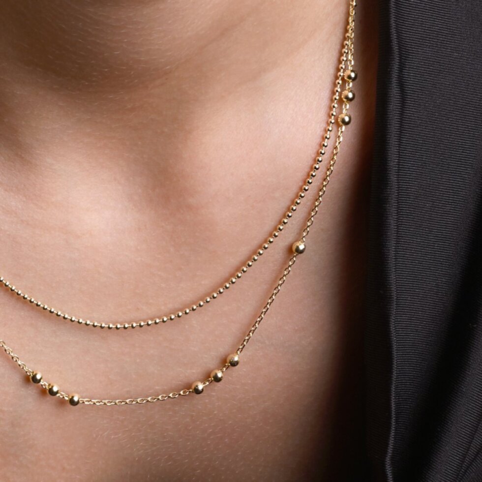 Pozlacený řetízek 62056