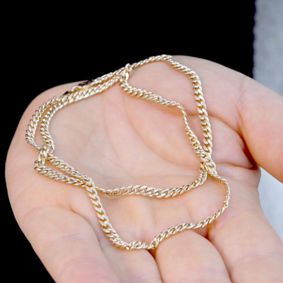 Zlatý 14kt řetízek 90A00023