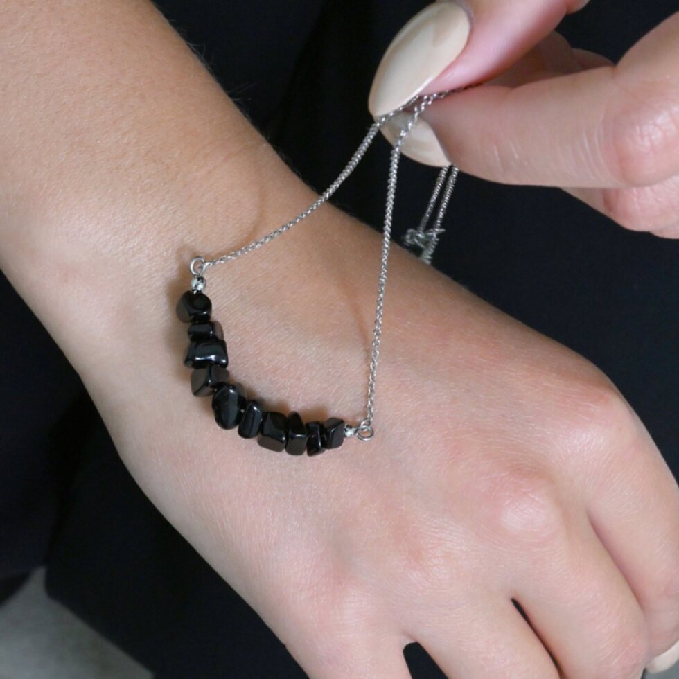 Náhrdelník se záhnědou 42037.3 ocel