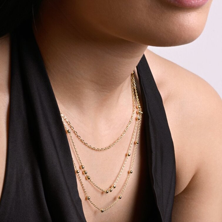 Pozlacený řetízek 62055