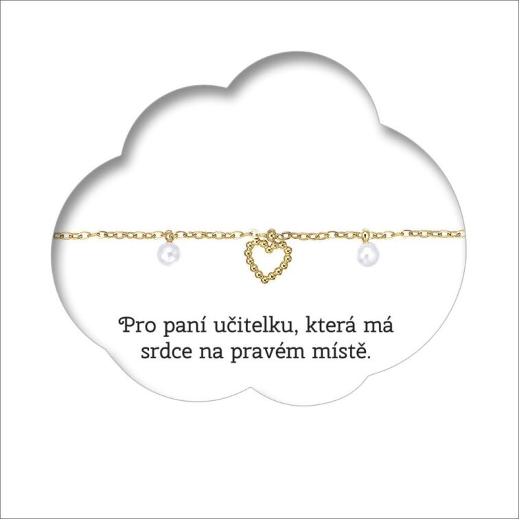 Pro paní učitelku, která má srdce na pravém místě - OB56
