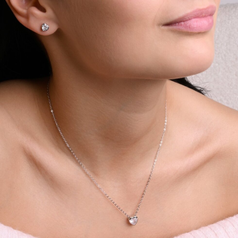 Sada šperkov so zirkónmi srdiečka 19036.1