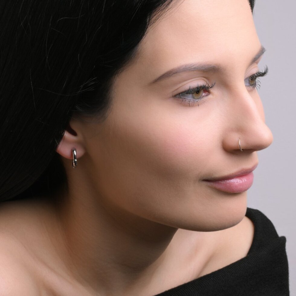 Stříbrné kruhy 61158