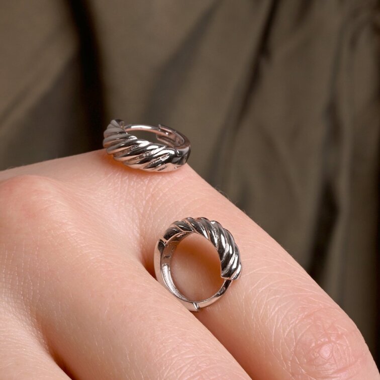 Stříbrné kruhy 61159