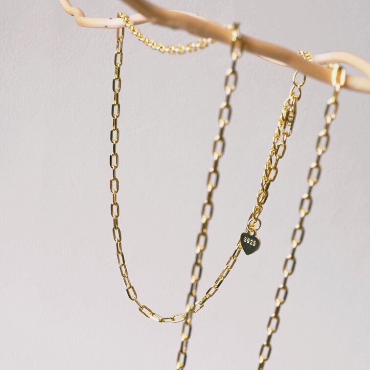 Pozlacený řetízek 62054