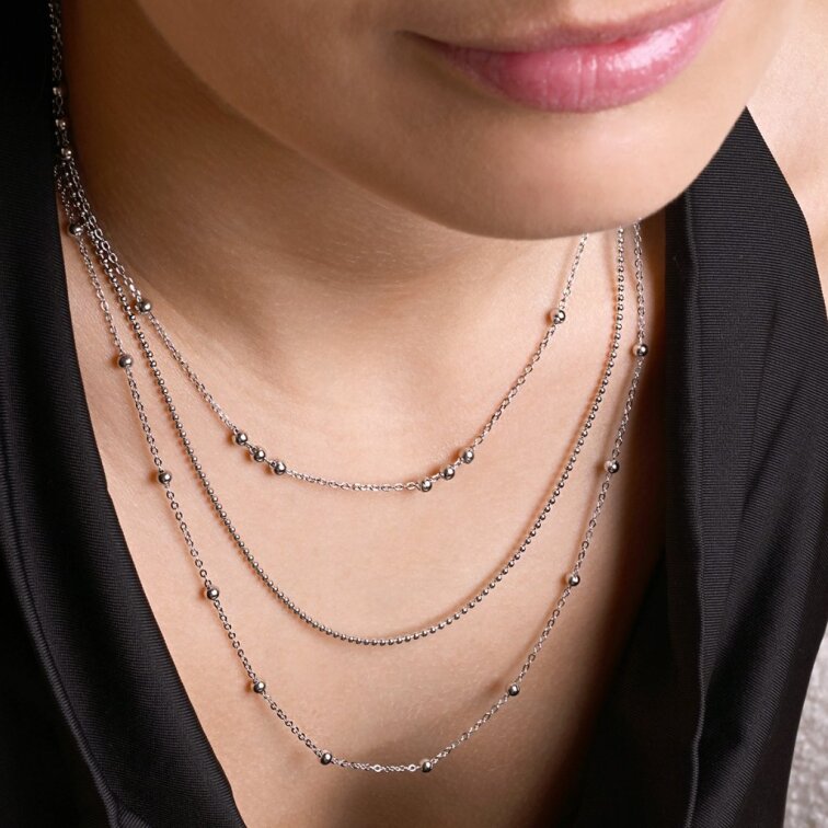 Stříbrný řetízek 62055