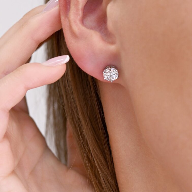 Stříbrná kusová náušnice MIA 11XM00002