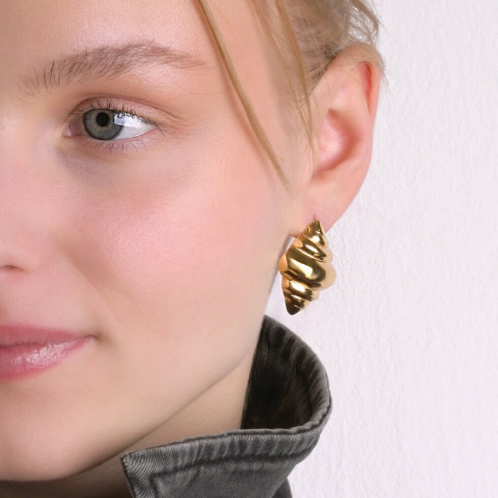 Náušnice CROISSANT gold