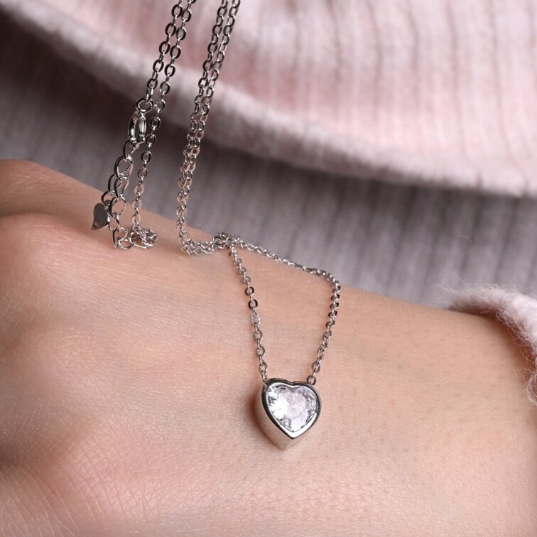 Sada šperkov so zirkónmi srdiečka 19036.1