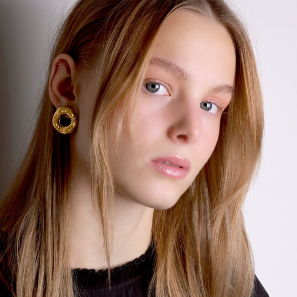 Náušnice BAGEL gold