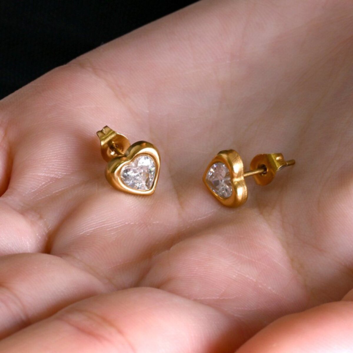 Oceľová sada so srdiečkom 49002.1 gold