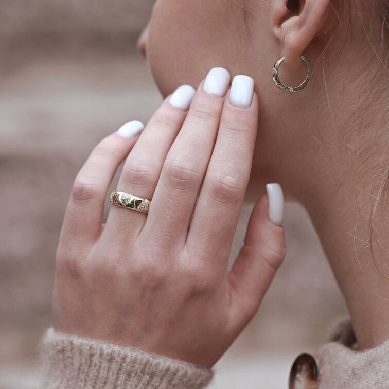 Pozlacené ozdobné kruhy 11765.1