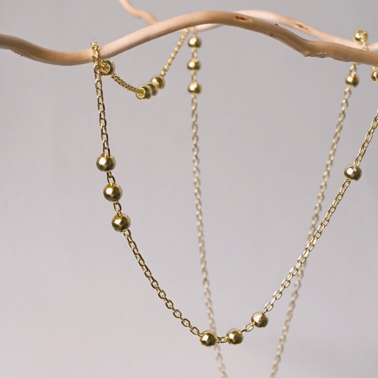 Pozlacený řetízek 62056