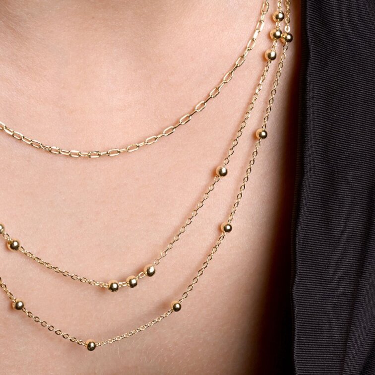 Pozlacený řetízek 62055