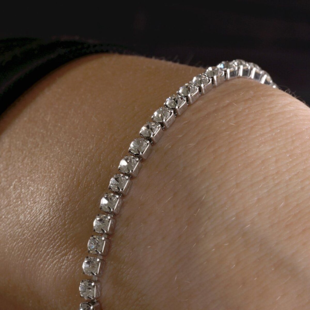 Oceľový tenisový náramok 43107.1