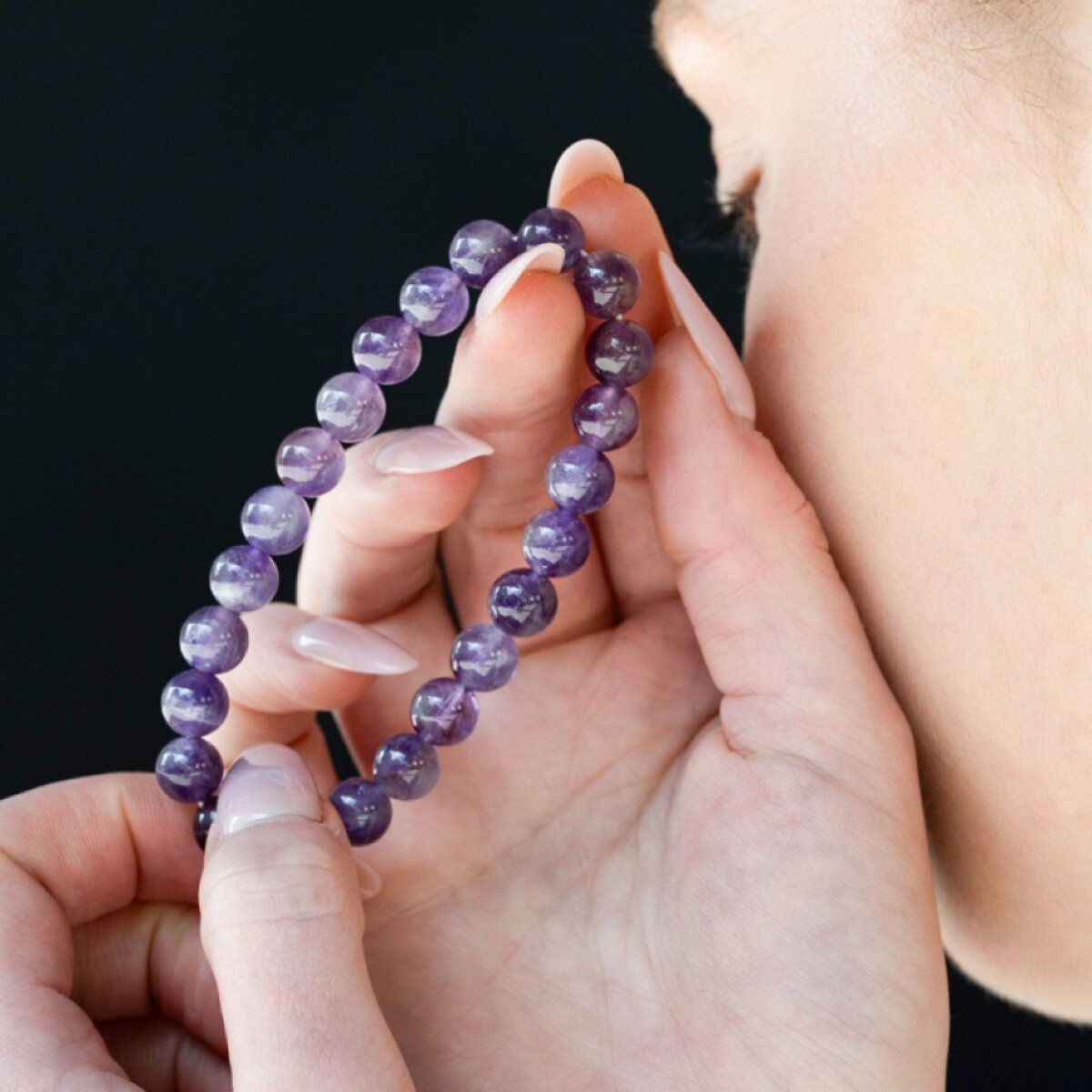 Náramek s minerálními kameny ametrín 43056.3