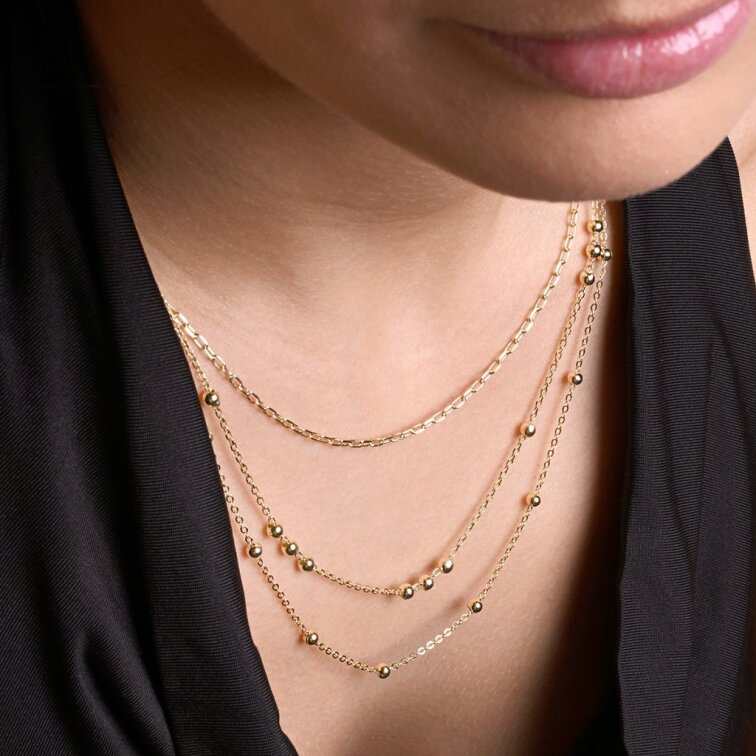 Pozlacený řetízek 62056