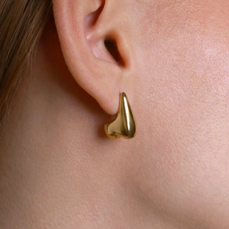 Náušnice HEART gold