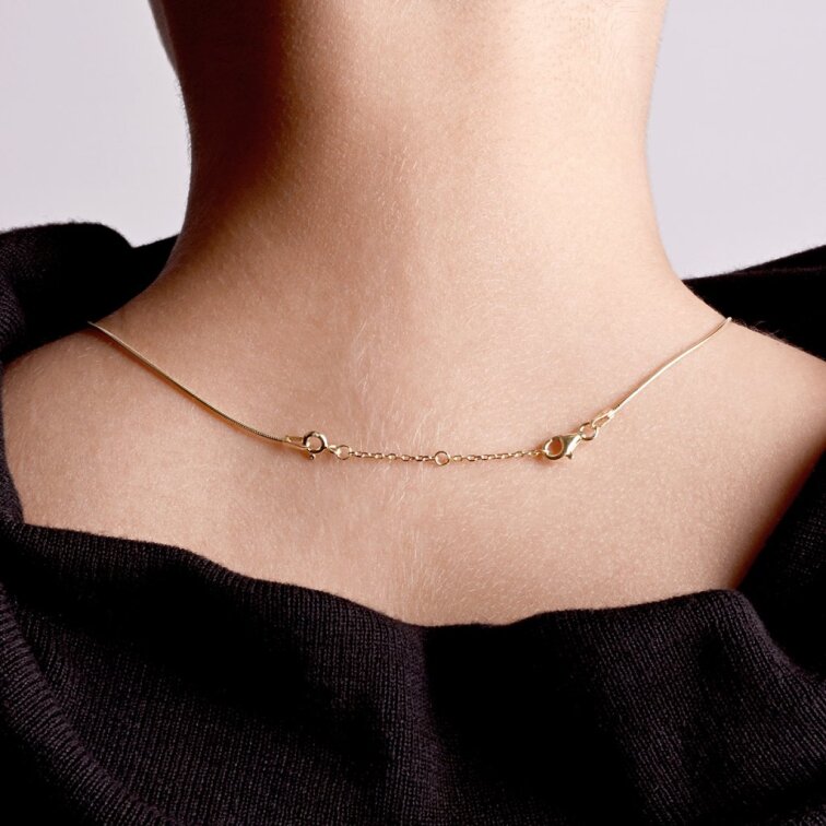 Prodlužovací pozlacený řetízek 30999