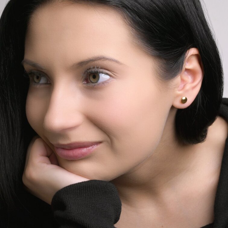 Náušnice oceľové kolieska 41003.1