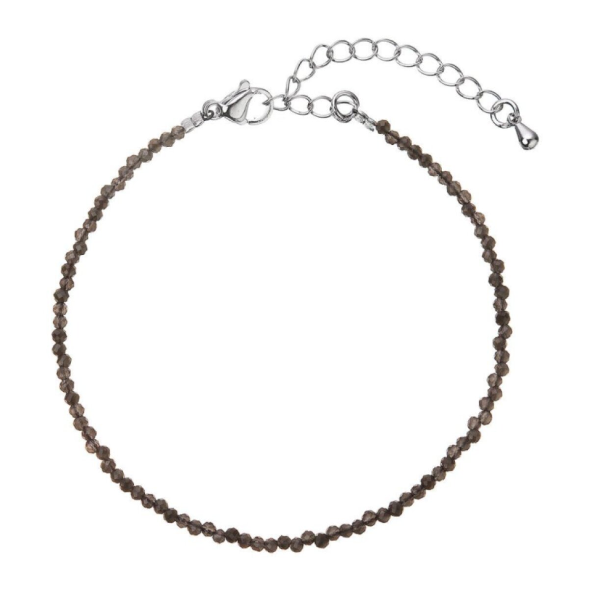 Náramek s grey spinel kameny 43055.3 ocel