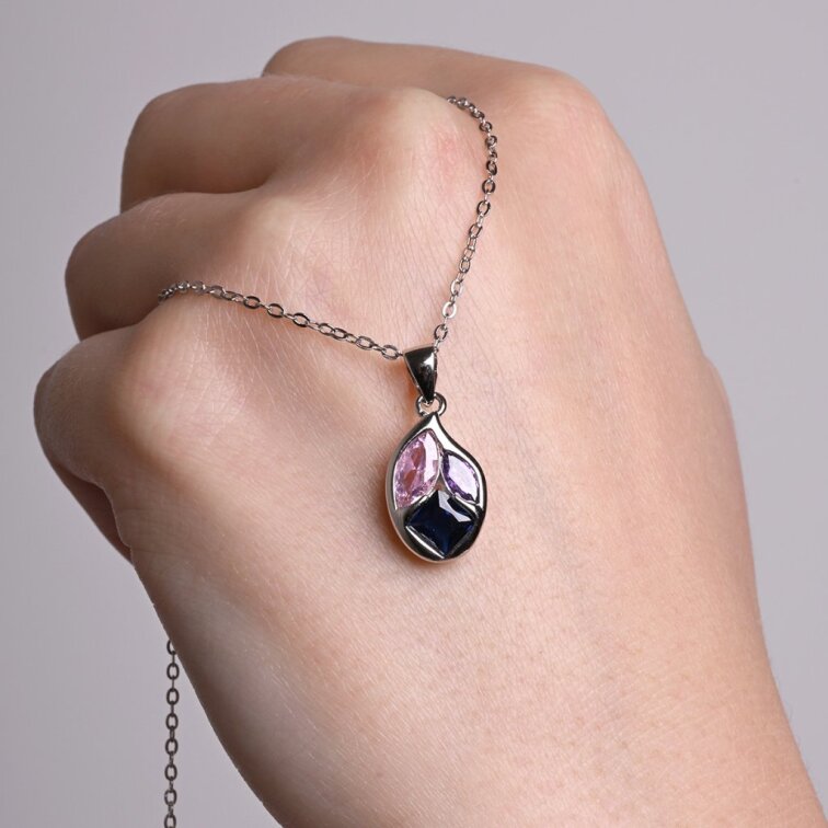 Sada šperků s barevnými zirkony 19038.3