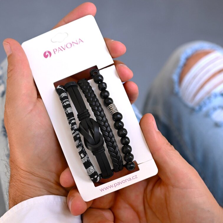 Sada pánskych náramkov 53055.3