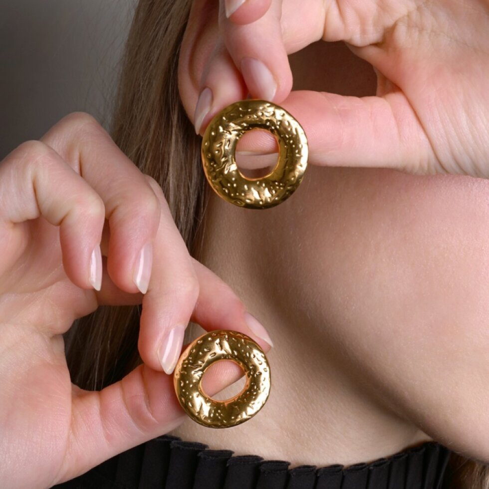 Náušnice BAGEL gold
