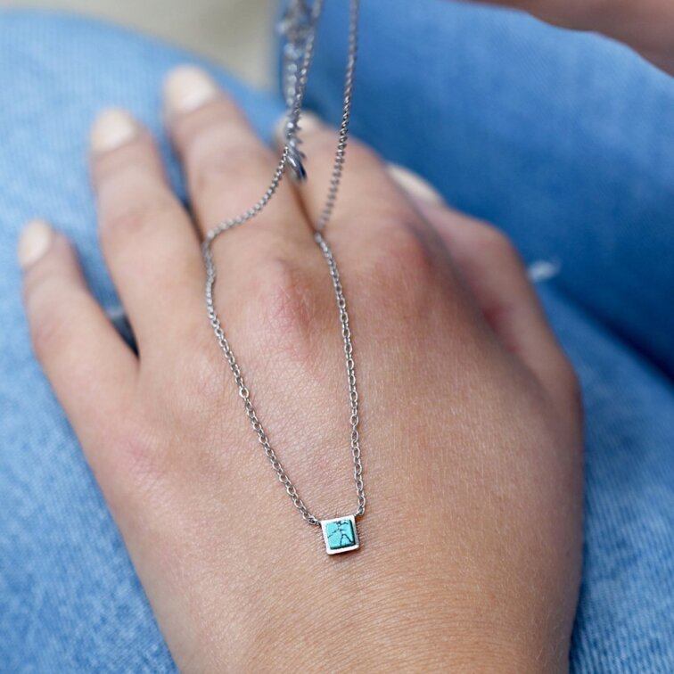 Náhrdelník s tyrkysom 42039.3