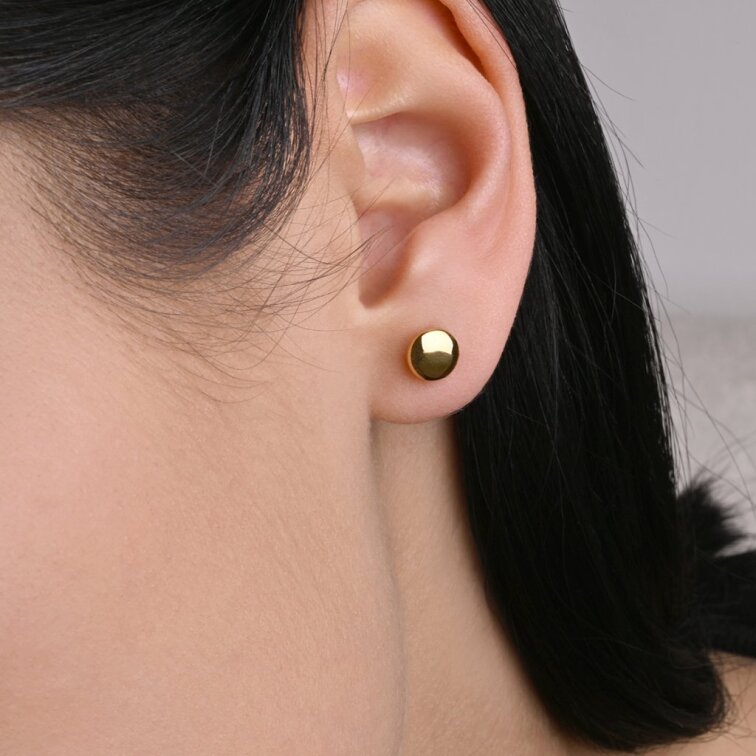 Náušnice oceľové kolieska 41003.1