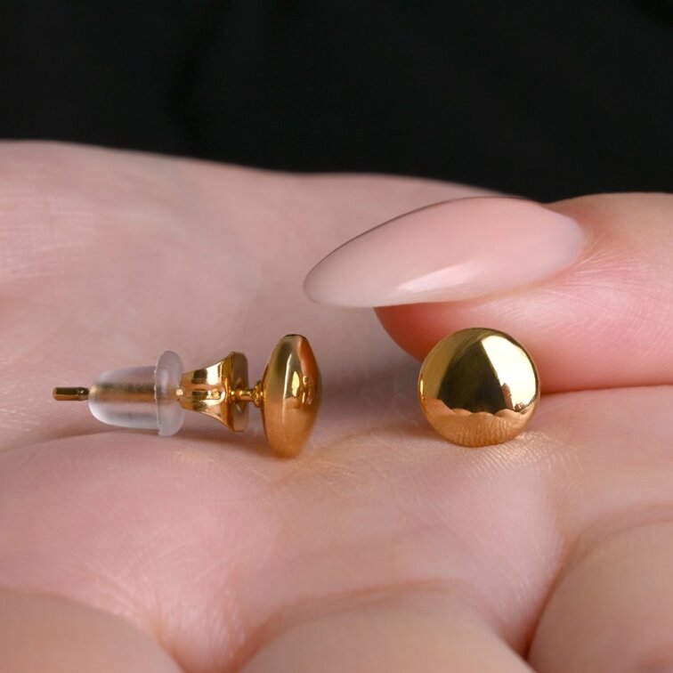 Náušnice oceľové kolieska 41003.1