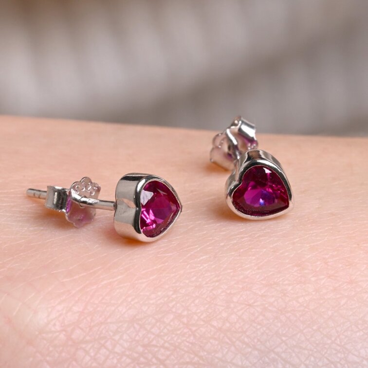 Sada šperkov so zirkónmi ružová srdiečka 19036.3