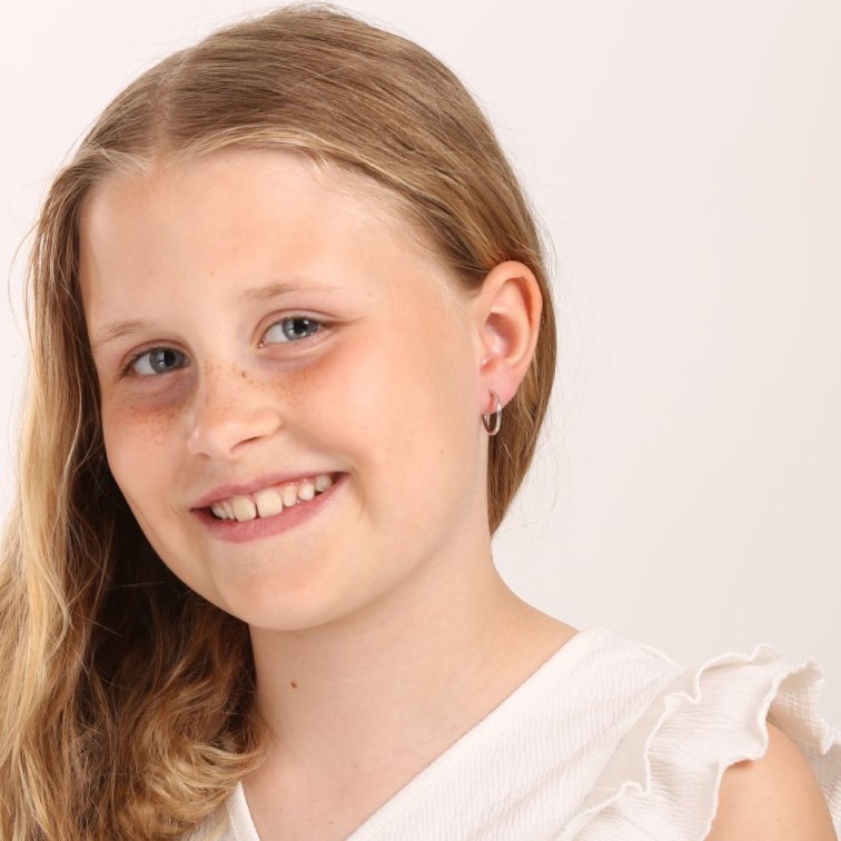 Stříbrné náušnice kruhy 61001