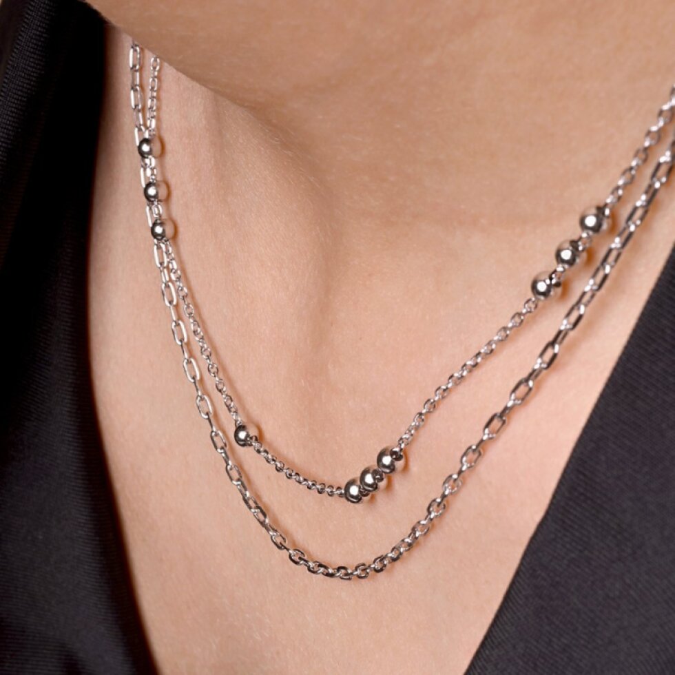 Stříbrný řetízek 62054