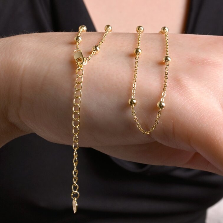 Pozlacený řetízek 62055