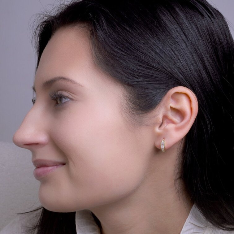 Pozlátené krúžky so zirkónmi 11766.1